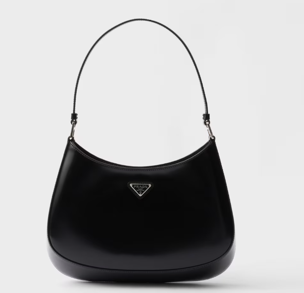 Prada Cleo brushed leather shoulder bag