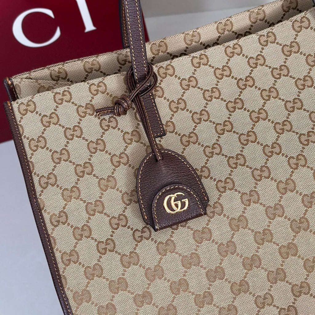Gucci GG Supreme Canvas Tote Bag