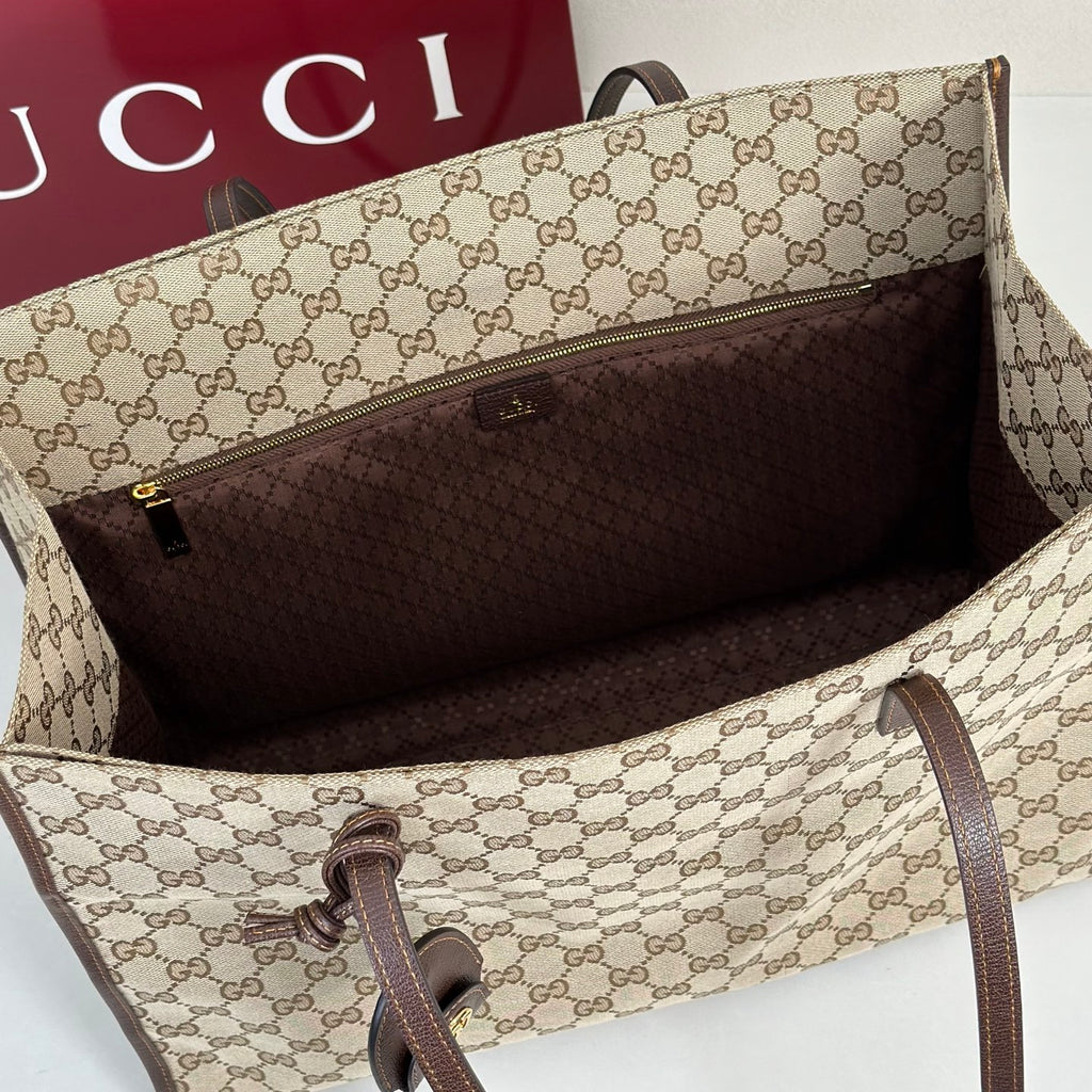 Gucci GG Supreme Canvas Tote Bag