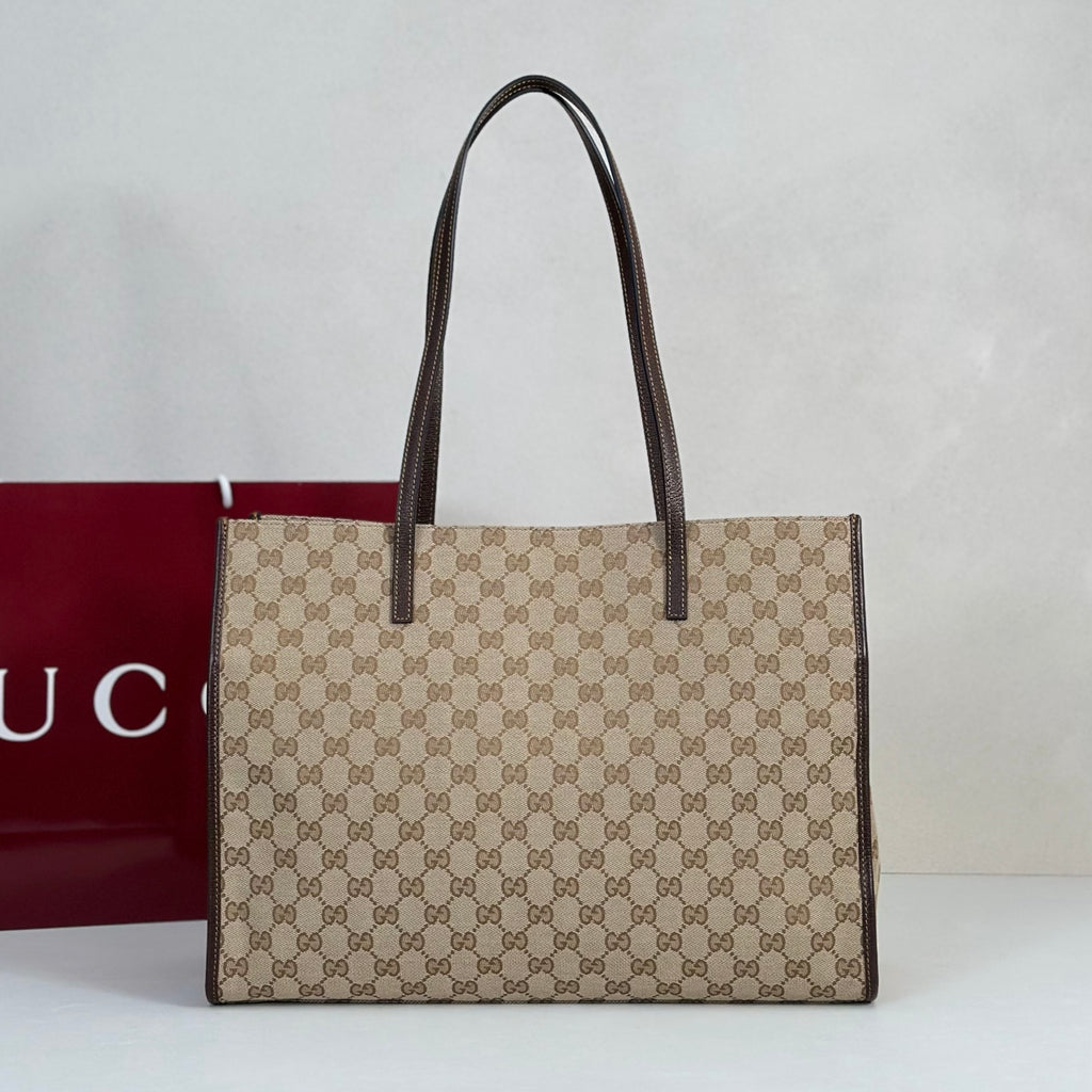 Gucci GG Supreme Canvas Tote Bag
